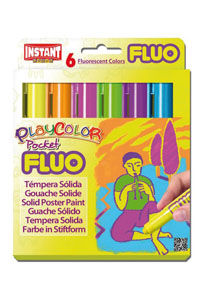 ÉTUI 6 COULEURS PLAYCOLOR ONE FLUO 10G
