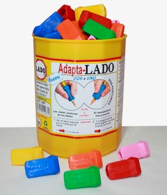 FRASCO 65 ADAPTA-LADO PARA LÁPIS CORES SORTIDOS