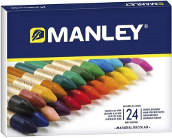 ESTOXO 24 CERAS MANLEY BLANDAS CORES FORNECIDOS