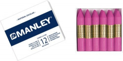 C / 12 CERAS MANLEY UNICOLOR Nº11 NATURAL PINK