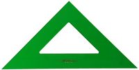 ESCUADRA SERIE TECNICA 32CM METACRILATO VERDE SEN GRADUAR