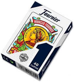 BARAJA CARTAS ESPAÑOLA Nº1 ESTOJO 40 CARTÃO