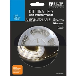 Kit Tira Led Silver Electronics 300 Lm - M - 3M - 12V - 4