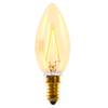 Bombilla Led Silver Electronic Filamento Edison Vela 3W=20W