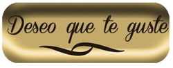 ROULER 250 ETIQUETAS ORO DESEO QUE TE GUSTE