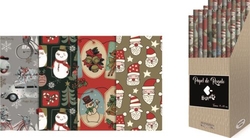EXP 50 ROULEAUX PAPIER PRÉSENT BUSQUETS NOËL 70X100CM