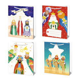 PACK 12 BOLSAS REGAL REYES MAGOS NEW MEDIANA 32X26CM