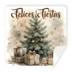ROULER 250 ETIQUETAS CUADRADA ARBOL