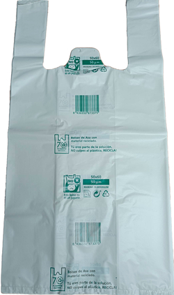 PACK/40 RECYCLED T-SHIRT BAGS 48X60