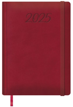 AGENDA ANUAL MANAOS 2026 DIA PAGINA 17X24CM BURDEOS