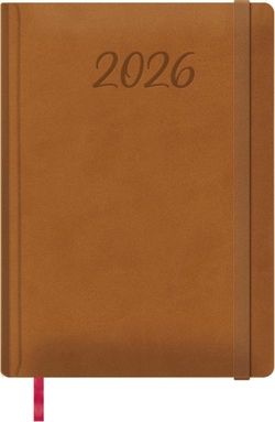 ANNUAL AGENDA MANAOS 2026 DAY PAGE 17X24CM BROWN