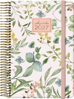 AGENDA ANUAL 2027 GLOSS DIA PAGINA 12,5X18CM SAMARA