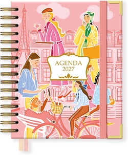 L'AGENDA ANNUEL 2027 TAKENOTE BY SARAY A5 SEMANA VISTA