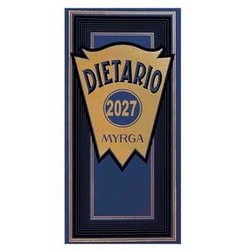 DIETARIO DOS TERCIOS 2027 14,5X31CM COLOR BLAU