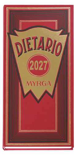 DIETARIO DOS TERCIOS 2027 14,5X31CM COULEUR ROUGE