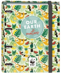 CARPEBLOC A4 4 ARGOLAS 35MM COM RECARGA WWF TROPIC