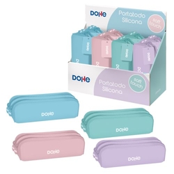 EXP 8 PORTATOT SILICONA DOBLE COLORS PASTEL ASSORTIMENT