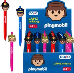 EXP 24 LAPIZ INFINITO PLAYMOBIL