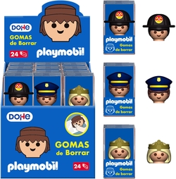 EXP 24 BORRACHAS PLAYMOBIL