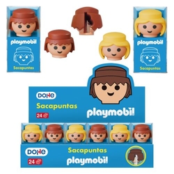EXP 24 ASSORTED PLAYMOBIL PENCIL SHARPENERS