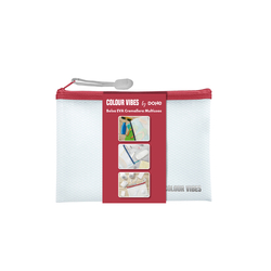 PACK/10 BOLSAS ZIPER COLOUR VIBES EVA B6 VERMELHO
