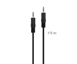 Fonestar Jack-Mm-1-5 Negro / Cable De Señal De Audio Jack 3'