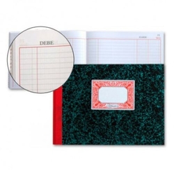 CARTONE CONTABILIDAD BOÎTE 4º 100 FEUILLES DEBE ET HABER