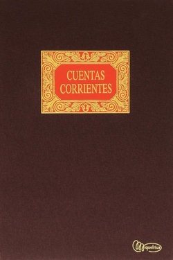 LIBRO CUENTAS CORRIENTES Fº 100 FEUILLES DEBE HABER ET SALDO