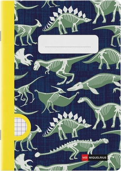 CAHIER GRAPA A5 48H CLA 90G DINOS FOSSIL 148X210MM