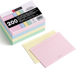 PACK/200 COLORED STRIPED FISHES A7 105X74MM