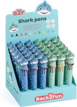 EXP 36 PENS 10 COLORS SHARK B2F