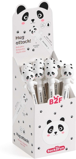 EXP 12 BOLIGRAFOS HUG ATTACK PANDA B2F