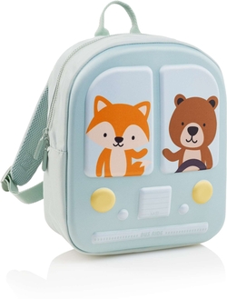 MINI MOCHILA BUS STOP VERDE 245x120x305mm