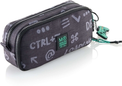 ETUI DOUBLE ORGANIZ. RECICL. GAME OVER 210X70X110MM