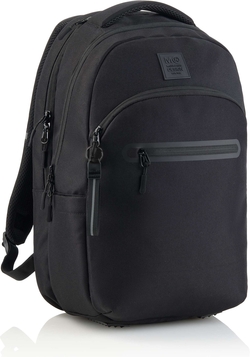 MOCHILA TRIPLO OSLO RECICL. RAW NEGRA 445X300X180MM