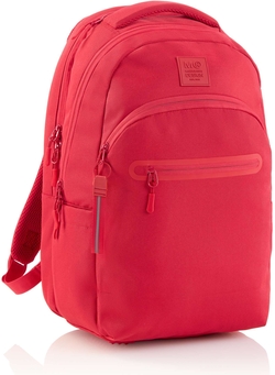 MOCHILA TRIPLO OSLO RECICL. RAW VERMELHA 445X300X180MM