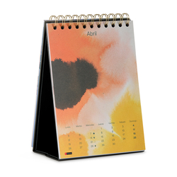 CALENDARIO SOBREMESA 15X20CM AQUARELLE 2027