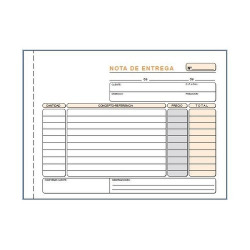 PACK/10 TALONARIOS DE ENTREGAS 1/4 APAISADO DUPLICADO AUTOCO
