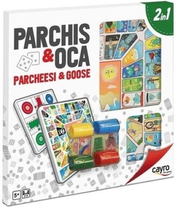 TABLEAU PARCHIS OCA BOIS AVEC ACCESSOIRES 40X40CM