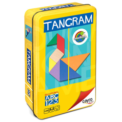 TANGRAM DE COLORS EN CAIXA DE METAL