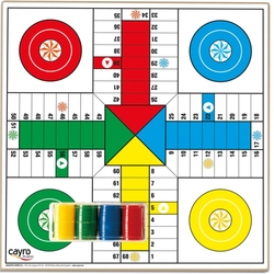 TAULER PARCHIS-OCA AMB ACCESSORIS 33X33 CM