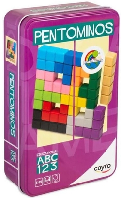 PENTOMINOS METAL BOX (TETRIS)