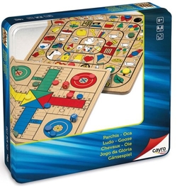 PARCHIS OCA DE MADEIRA METAL BOX