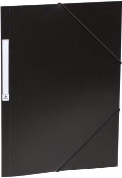 PACK/10 CAPAS BORRACHAS ABAS Fº PRETO PP OPACA CARCHIVO
