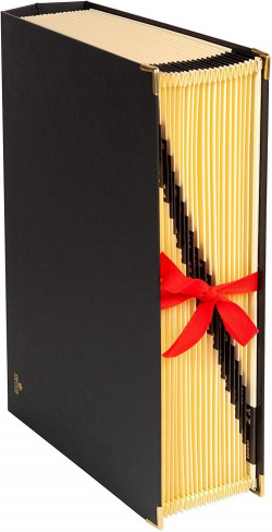 CARTAFOL ACORDEON Fº CARTON FORRADO NEGRO 20 MOD (1-31)