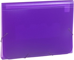 ACCORDION FOLDER FOLIO PURPLE PP 13 COMPARTMENTS