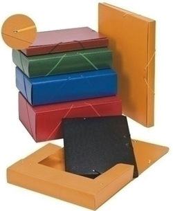 DOSSIER PROYECTOS PAPIER CARTON DOUBLÉ L.3 CM ROUGE