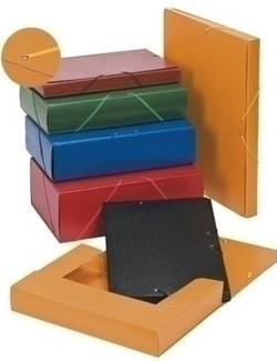 DOSSIER PROYECTOS PAPIER CARTON DOUBLÉ L.3 CM VERT
