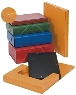 DOSSIER PROYECTOS PAPIER CARTON DOUBLÉ L.7 CM ROUGE