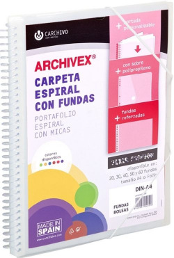 VIEW BINDER 50 POCKETS A4 ARCHIVEX STAR TRANSLUCID